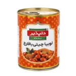کنسرو لوبیا با قارچ دلپذیر - 420 گرم( 24 عددی)