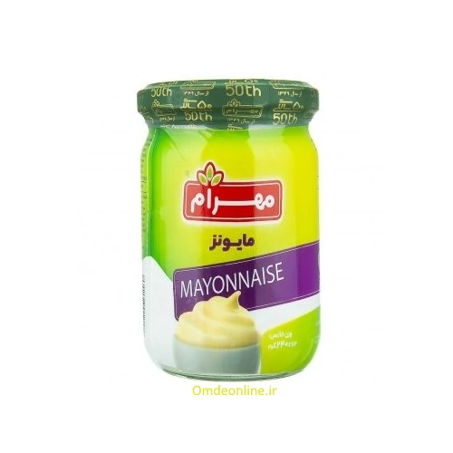 mahram120 سس مایونز 240 گرمی شیشه مهرام (24عددی) - Image 1