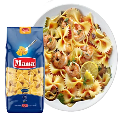 manapap پاستا پاپیون پاکتی مانا 500 گ(20 عددی) - Image 1