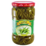 ترشی فلفل سبز ممتاز صالحی - 650 گرم(12 عددی)