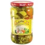 ترشی مخلوط درشت سالادی ممتاز صالحی - 650 گرم(12 عددی)