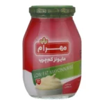 سس مایونز کم چرب 460 گرمی شیشه مهرام (12عددی)